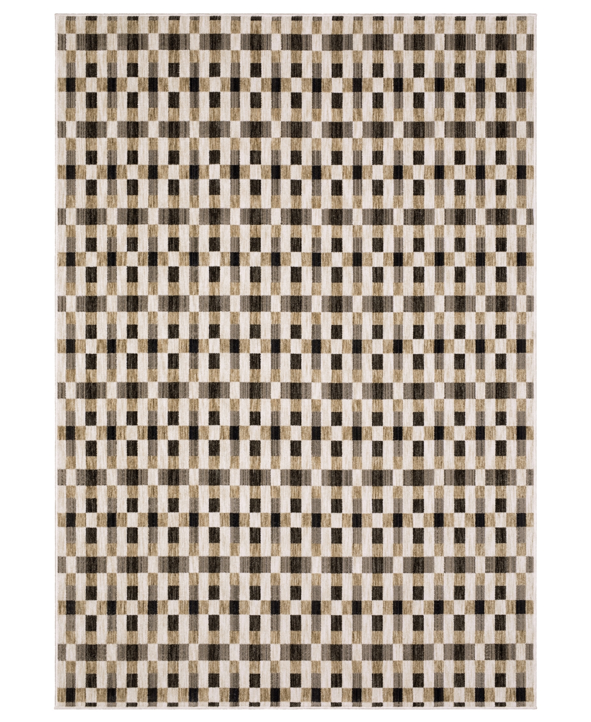 Oriental Weavers Hunter Hnt05 2'3"x7'6" Runner Area Rug In Black