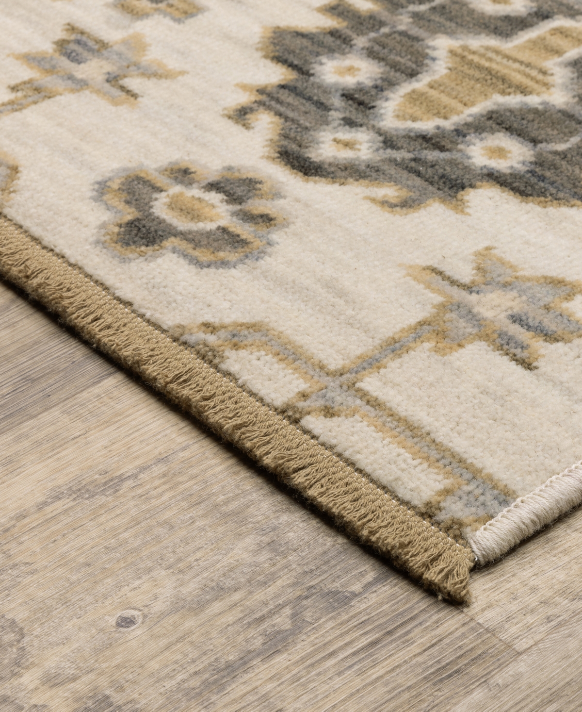 Oriental Weavers Acacia Aca11 2'6"x10' Runner Area Rug In Neutral