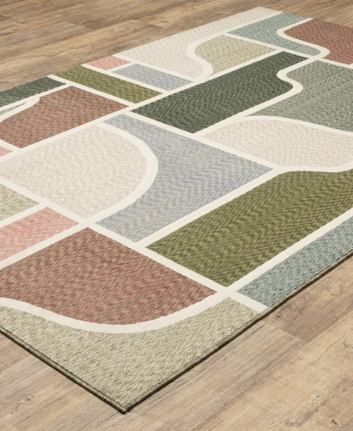 Oriental Weavers Tisdell TIS02 2'3"x7'6" Runner Area Rug