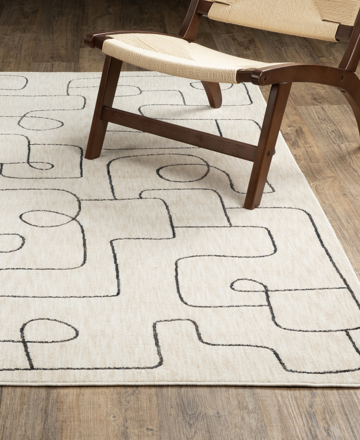 Oriental Weavers Hunter Hnt06 9'10"x12'10" Area Rug In Neutral