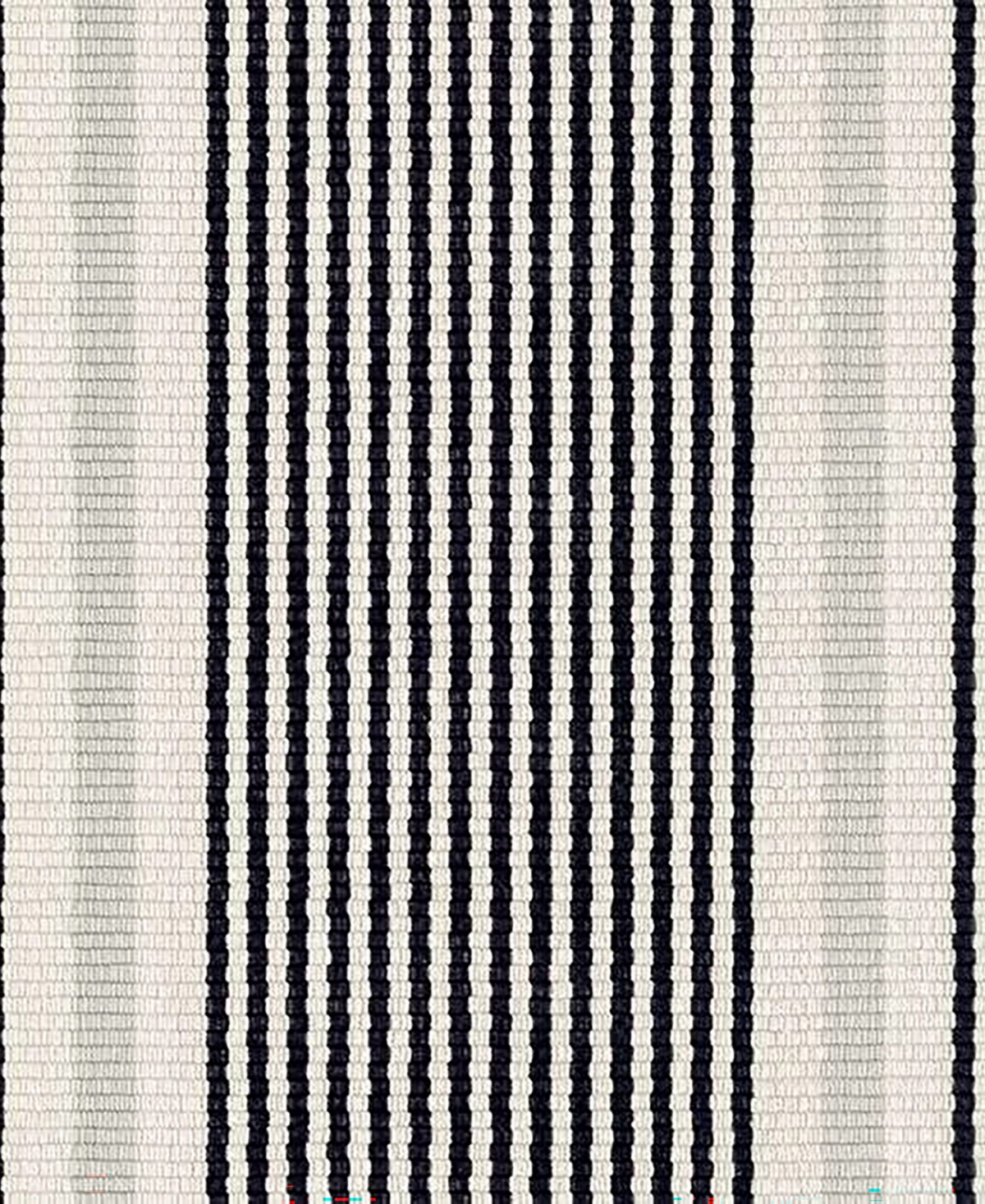 Dash And Albert Rugs By Annie Selke Gunner Stripe Machine Washable Da2038 8'x10' Area Rug In Gray