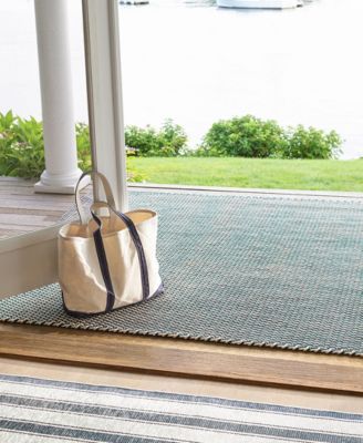 Blue Awning Machine Washable DA2033 6'x9' Area Rug