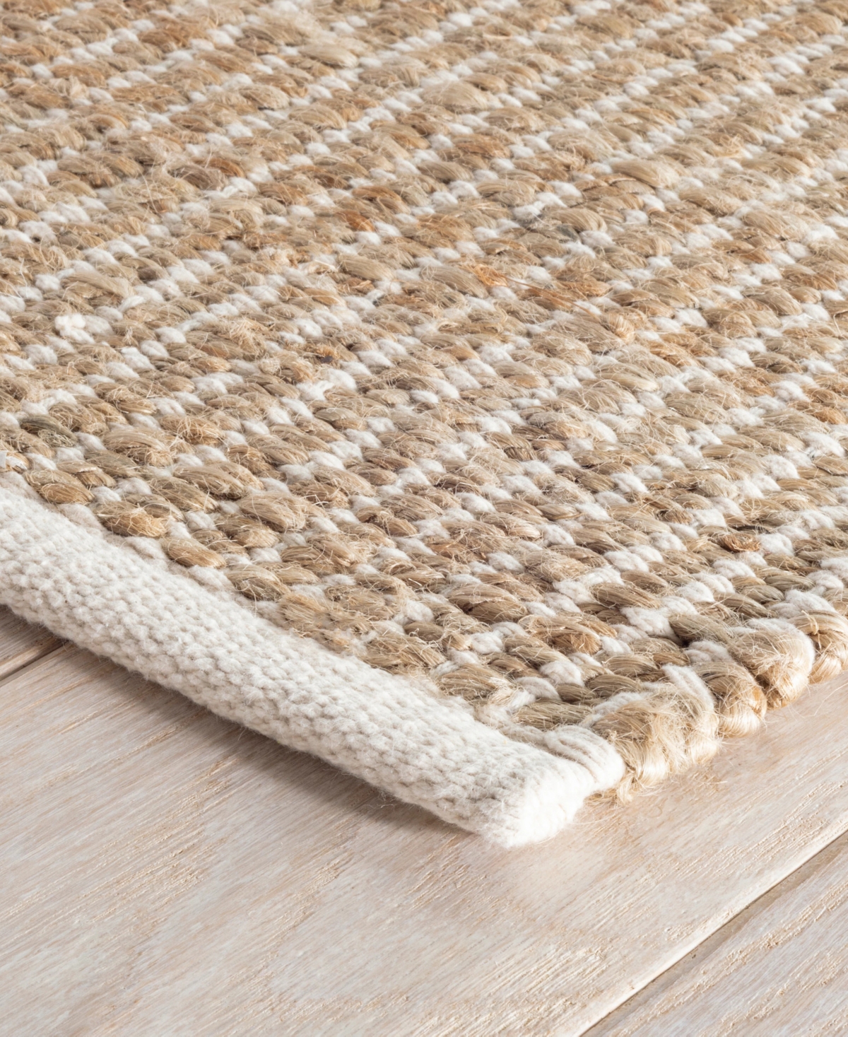 Dash And Albert Rugs By Annie Selke Gridwork Da976 5'x8' Area Rug In White