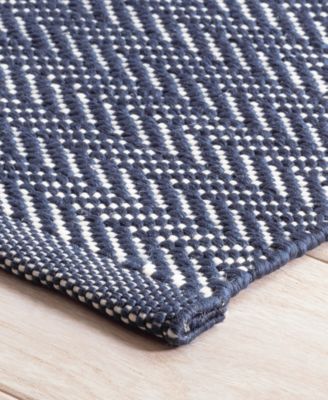 Herringbone Indoor/Outdoor DA389 4'x6' Area Rug