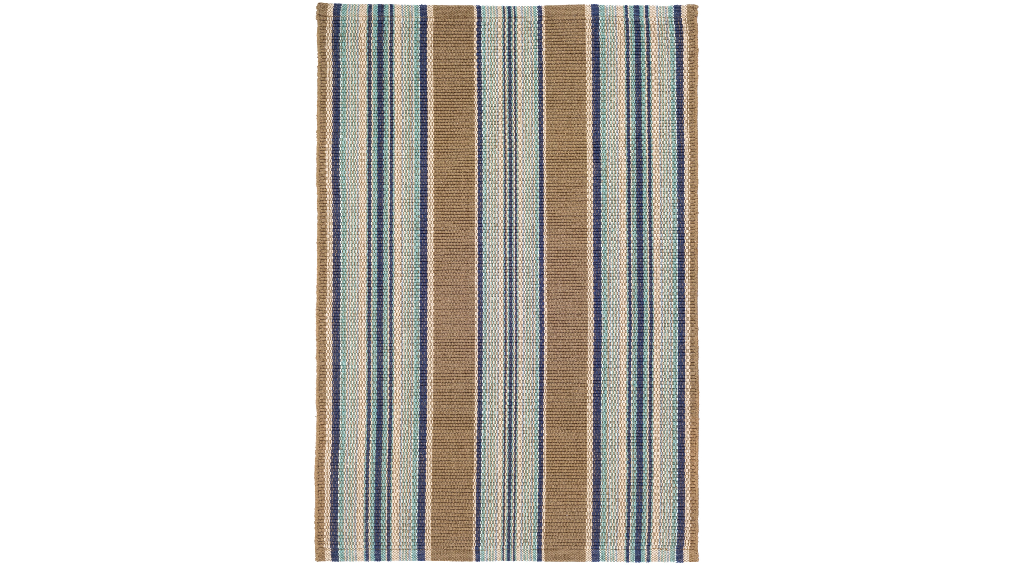 Dash and Albert Rugs by Annie Selke Blue Heron Stripe RP41 8'x10' Area Rug