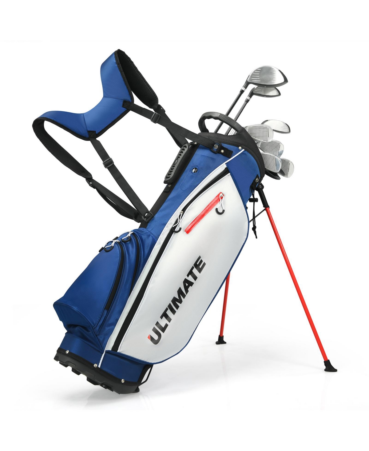 Men s Profile Complete Golf Club Package Set Includes 10 Pieces - Grey