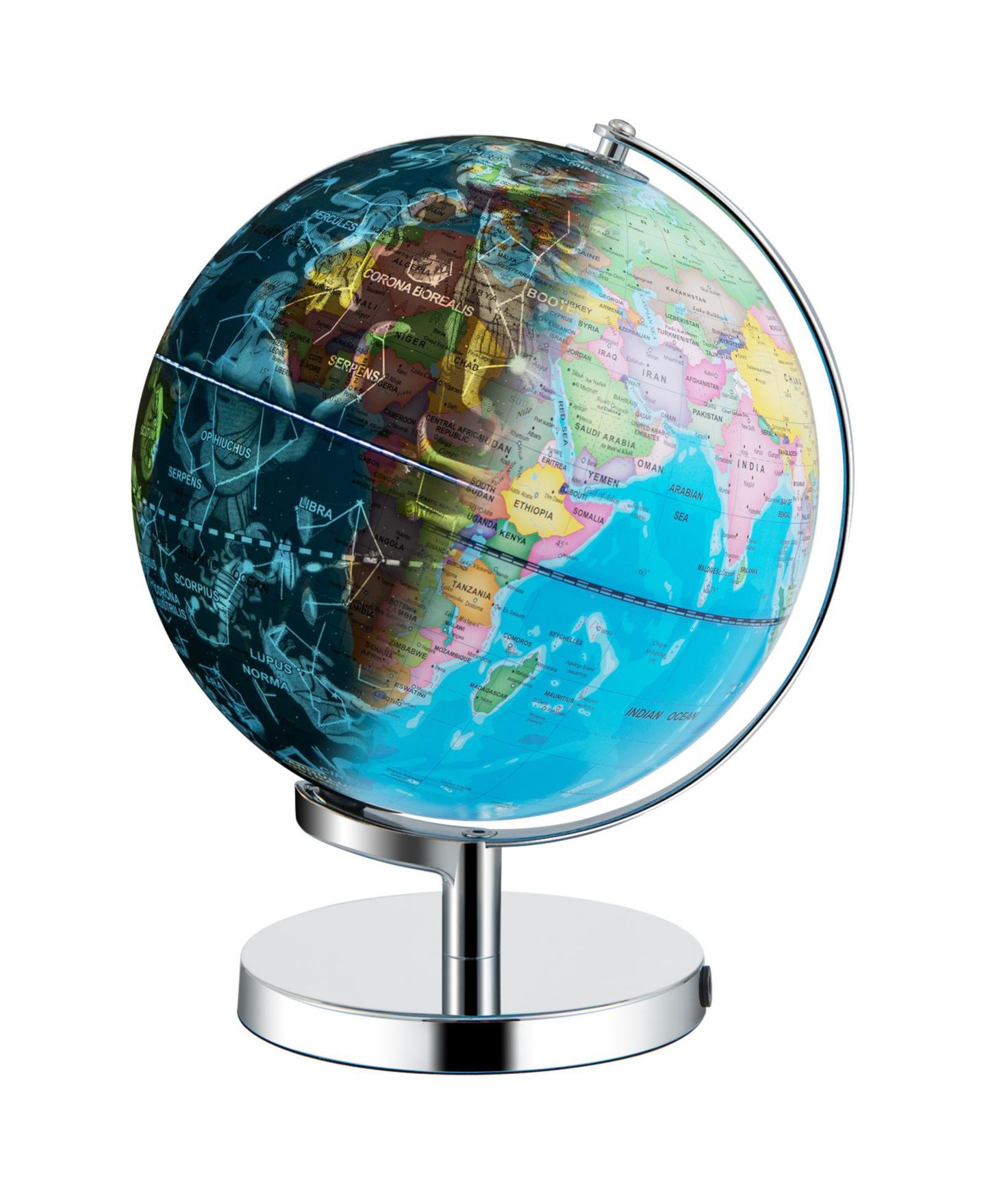 Детская игрушка Mecale 3-in-1 Illuminated Constellation Globe, Ages 5-10, цвет: Тёмный синий — фото 9