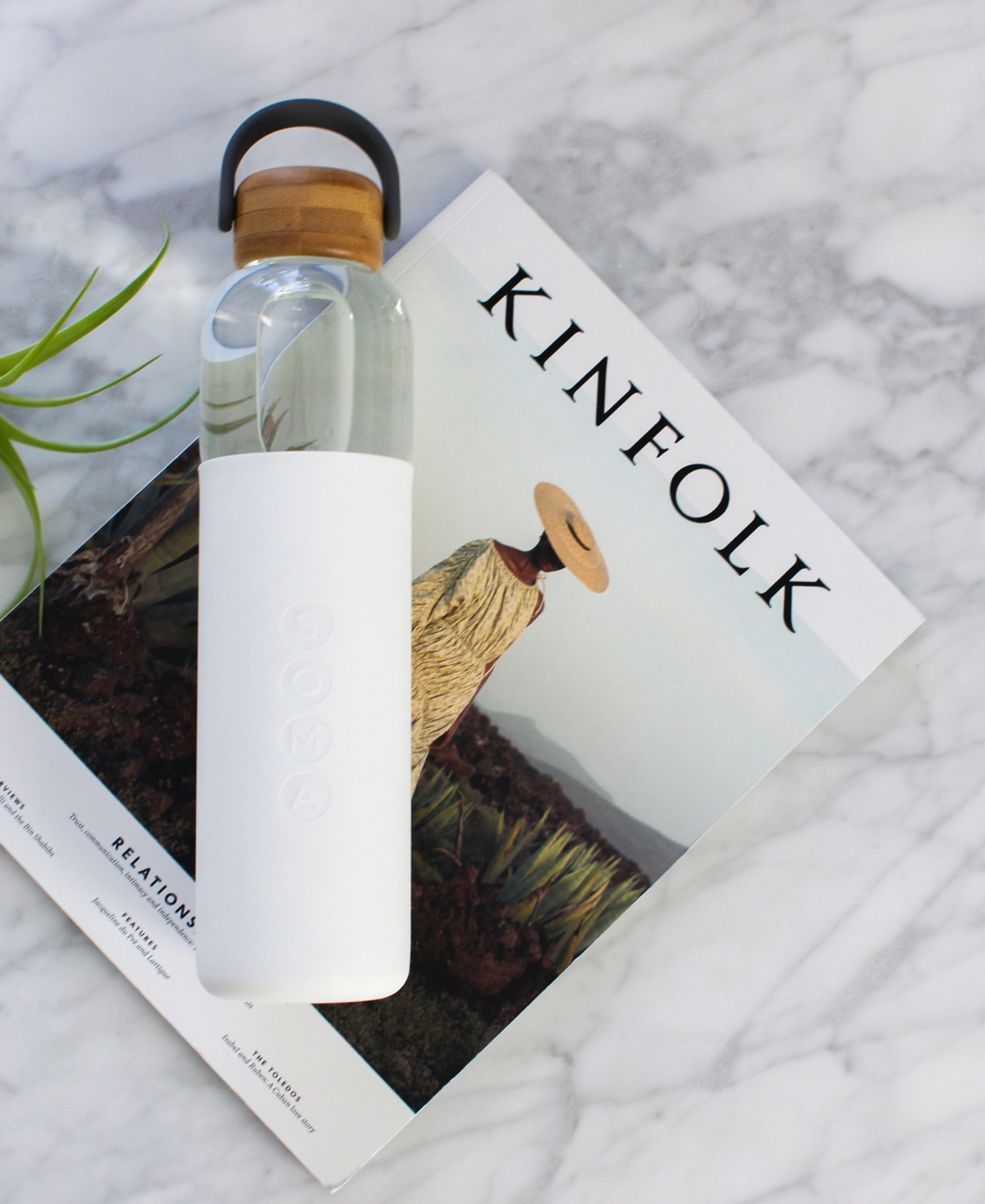 Full Circle Soma 25 oz. Glass Water Bottle