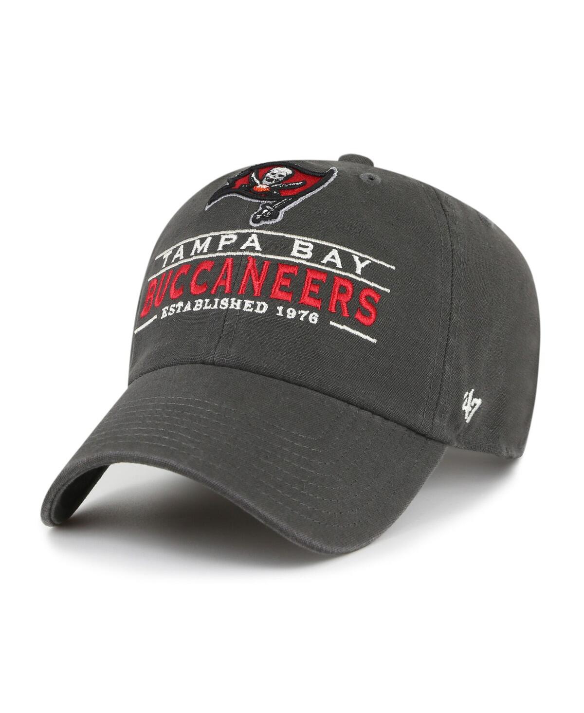 47 Brand Men's Pewter Tampa Bay Buccaneers Vernon Clean Up Adjustable Hat