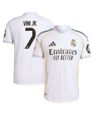 adidas - Men's Vini Jr. White Real Madrid 2025/26 Home Authentic Jersey