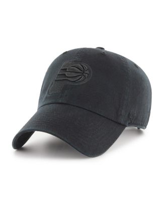 '47 Brand - Men's Black Indiana Pacers Primary Logo Clean Up Adjustable Hat