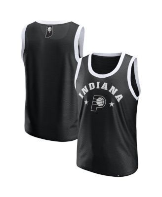 Fanatics - Men's Black Indiana Pacers Mesh Tank Top