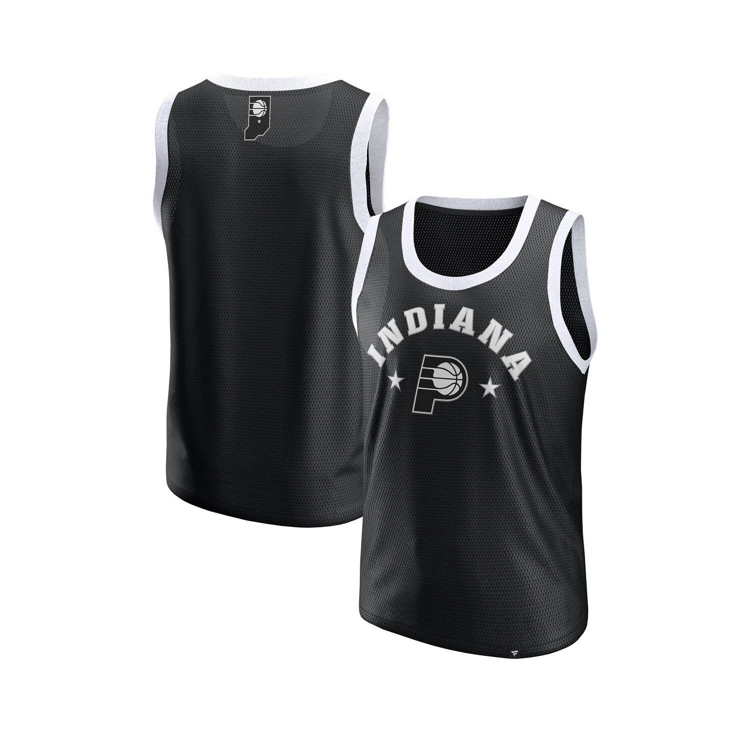 Men's Black Indiana Pacers Mesh Tank Top