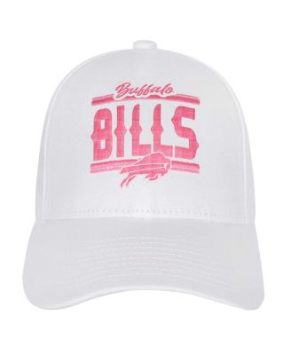 Big Girls Buffalo Bills All White Structured Adjustable&nbsp;Hat