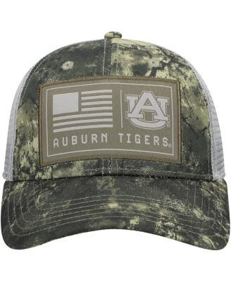 Men's Camo Auburn Tigers Freedom Collection Blitzing Performance Trucker Hat
