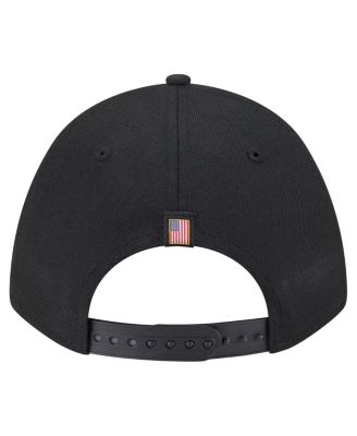 Men's Black Colorado Rockies American Flag 9FORTY M-Crown A-Frame Adjustable Hat