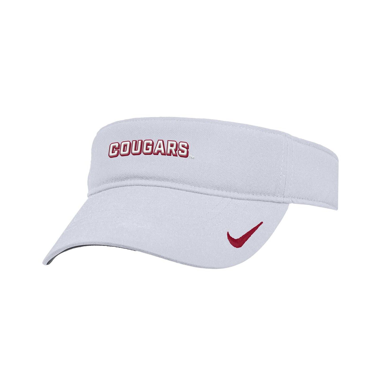 Мужские козырьки Nike White Washington State Cougars 2025 On-Field Ace Performance Adjustable Hat — фото 1