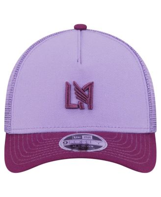 Men's Purple LAFC Color Pack 9FORTY A-Frame Adjustable Trucker Hat