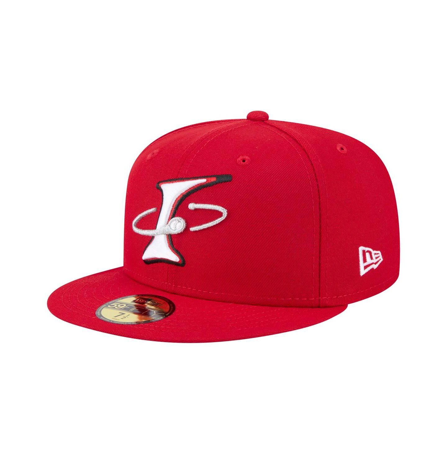 Мужская кепка New Era Red Albuquerque Isotopes Authentic Collection 59FIFTY Fitted Hat — фото 1