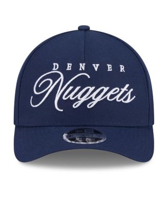 Men's Navy Denver Nuggets 2025 NBA Draft M-Crown A-Frame 9FORTY Adjustable Hat