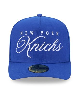 Men's Blue New York Knicks 2025 NBA Draft A-Frame 59FIFTY Fitted Hat