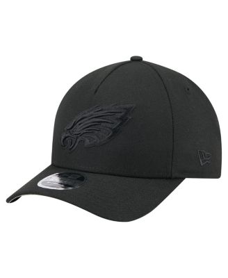 New Era - Men's Black Philadelphia Eagles Team Collection 9FORTY M-Crown A-Frame Adjustable Hat