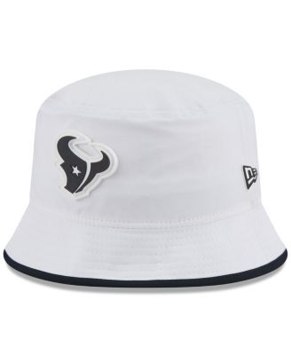 New Era - Men's White Houston Texans 2025 NFL Training Camp Stretch Bucket Hat