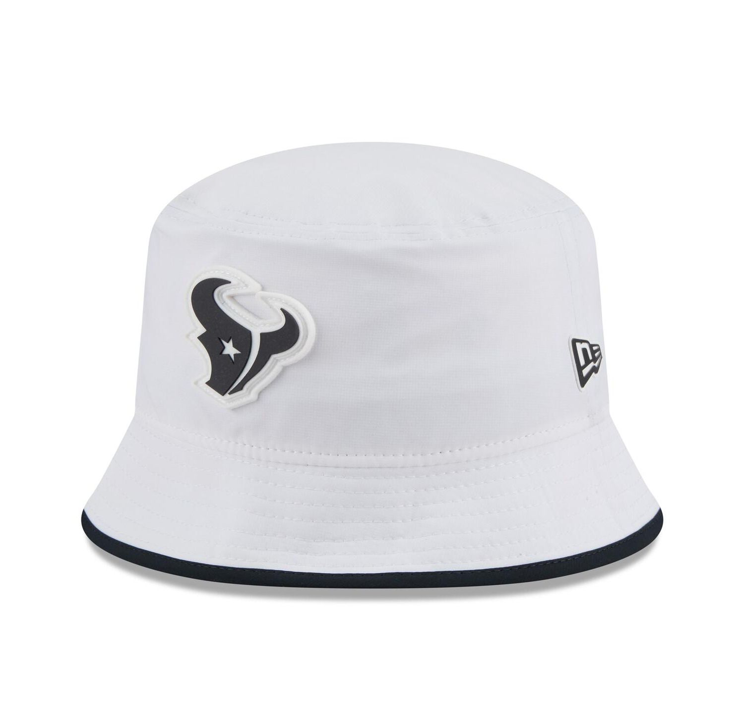 Men's White Houston Texans 2025 NFL Training Camp Stretch Bucket Hat