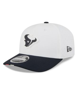 New Era - Men's White/Navy Houston Texans 2025 NFL Training Camp 9SEVENTY Adjustable Hat