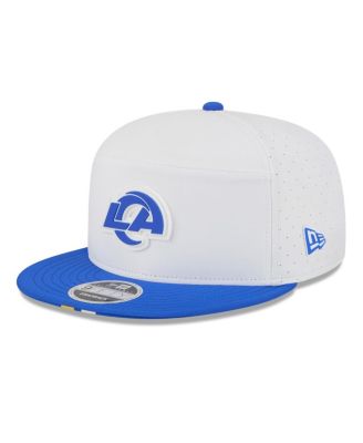 New Era - Men's White/Royal Los Angeles Rams 2025 NFL Training Camp Split Panel 9FIFTY Snapback Hat