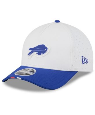 New Era - Men's White/Royal Bills 2025 NFL Training Camp A-Frame 9FORTY Adjustable Hat