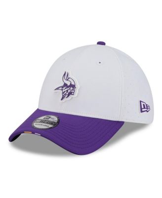 New Era - Men's White/Purple Minnesota Vikings 2025 NFL Training Camp 39THIRTY Flex Hat