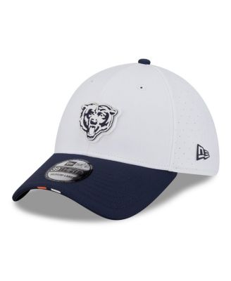 New Era - Men's White/Navy Chicago Bears 2025 NFL Training Camp 39THIRTY Flex Hat
