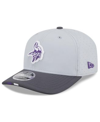 New Era - Men's Gray/Graphite Minnesota Vikings 2025 NFL Training Camp 9SEVENTY Adjustable Hat