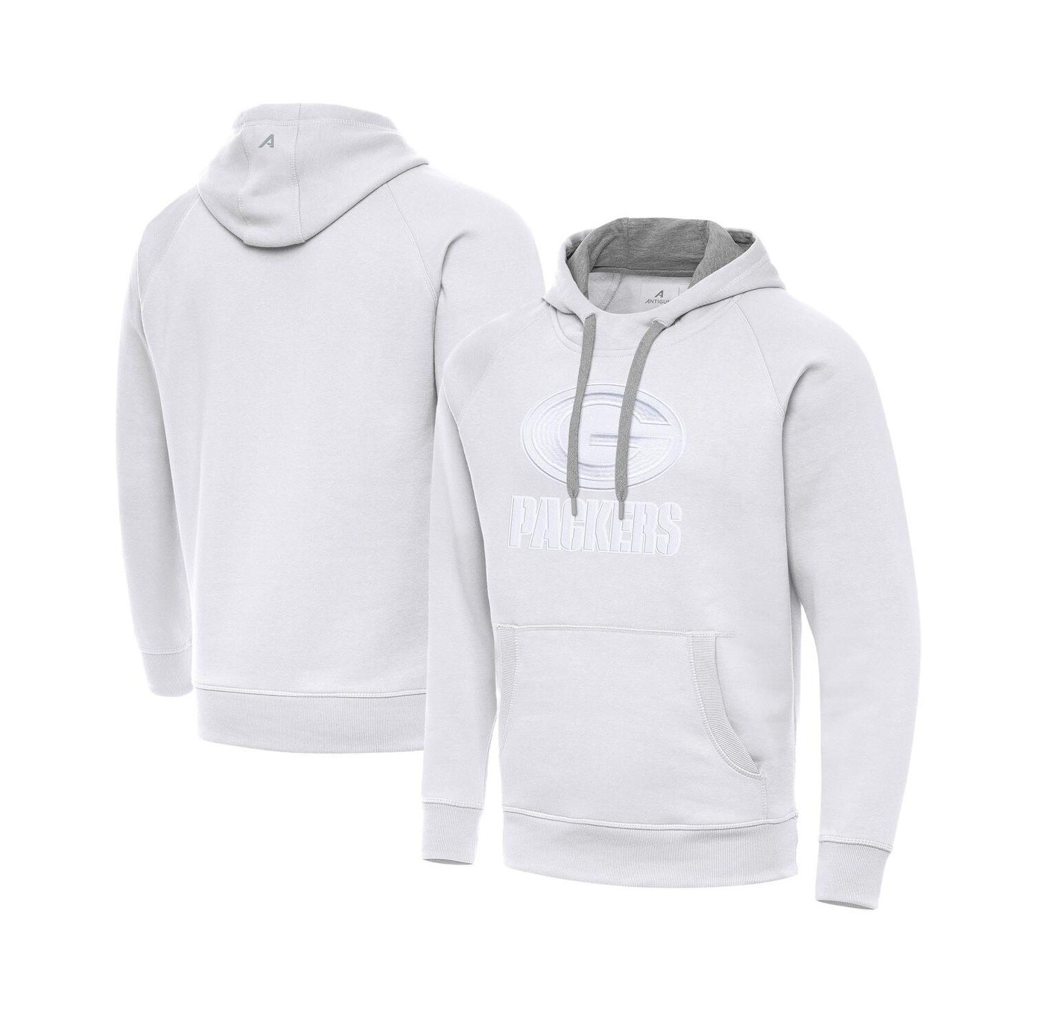 Men's White Green Bay Packers Victory Pullover Hoodie