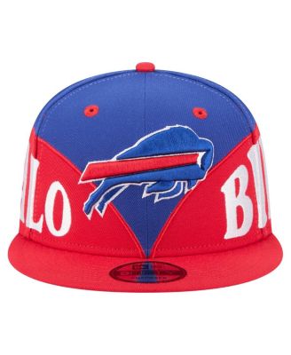 Men's Royal/Red Buffalo Bills Split 9FIFTY Snapback Hat