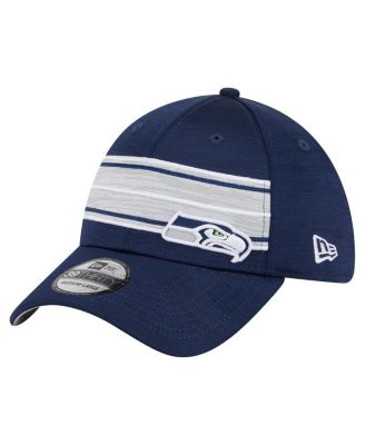 New Era - Men's College Navy Seattle Seahawks Stripes 39THIRTY Flex Hat