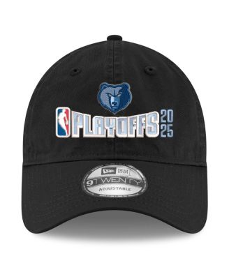 Men's Black Memphis Grizzlies 2025 NBA Playoffs 9TWENTY Adjustable Hat