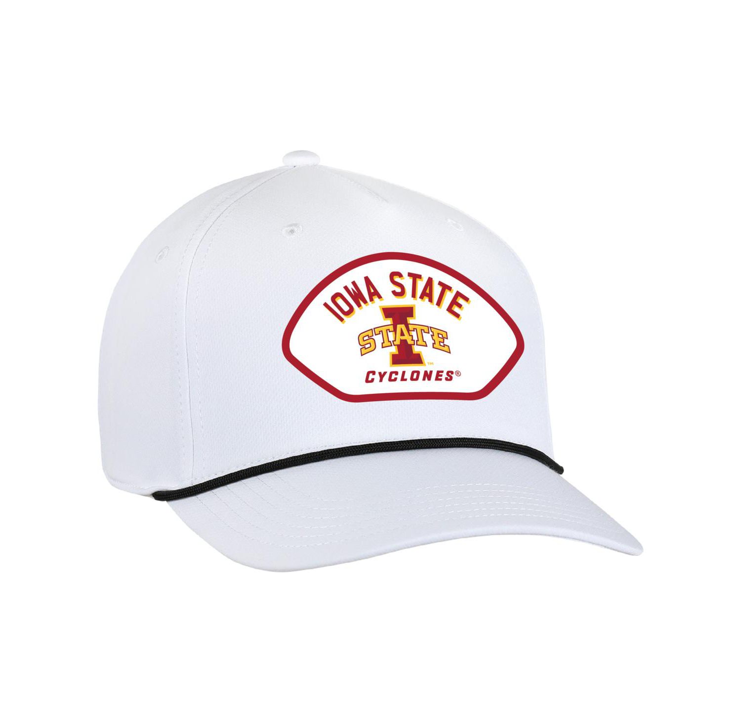 Men's White Iowa State Cyclones Alto Rope Adjustable Hat