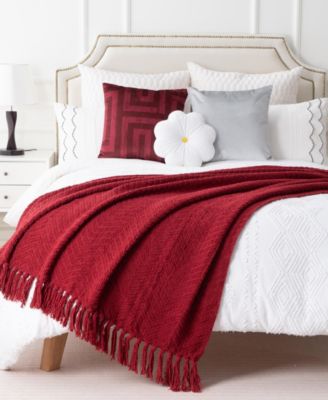 Herringbone Chenille Knit Throw, 60"x 80"