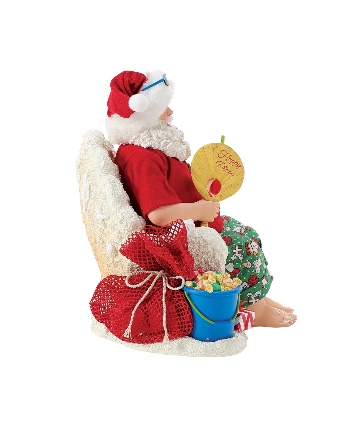 Department Five Possible Dream Santa Happy Place Figurine In Red