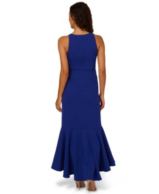 Women's Cascading-Ruffle Crepe Gown
