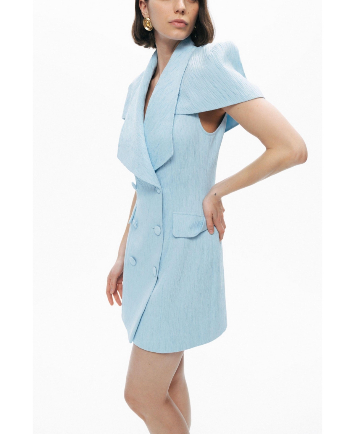 Nocturne Women's Mini Dress with Bolero Detail