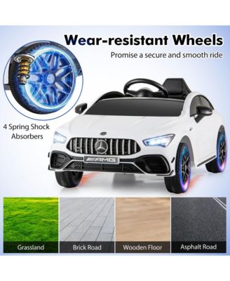 12V Kids Ride on Car w/Remote Rocking Function Transport Wheels Lights & Music