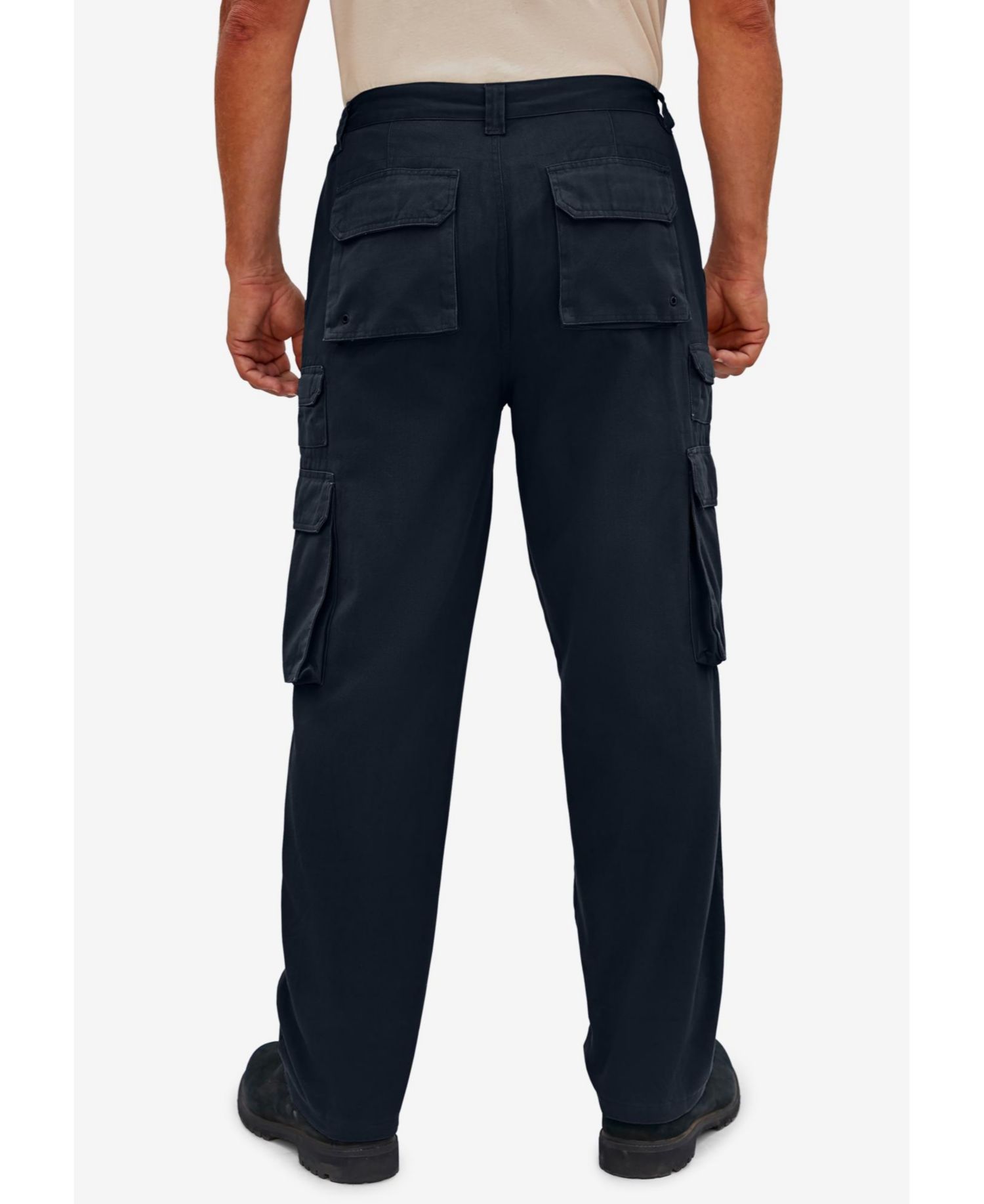 Men's by KingSize Ranger Side-Elastic Stacked Cargo Pocket Pants