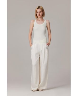 Women's Scoop Neck Tank Top | 75% Merino Wool 25% Silk Ultra-Soft Layering Essential | Natrual Moisture Wicking Sweater