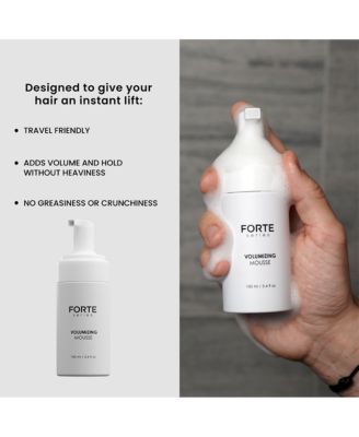 Volumizing Mousse — Weightless Volume & Thickness, Non-Aerosol Hair Mousse, 3.4 fl oz