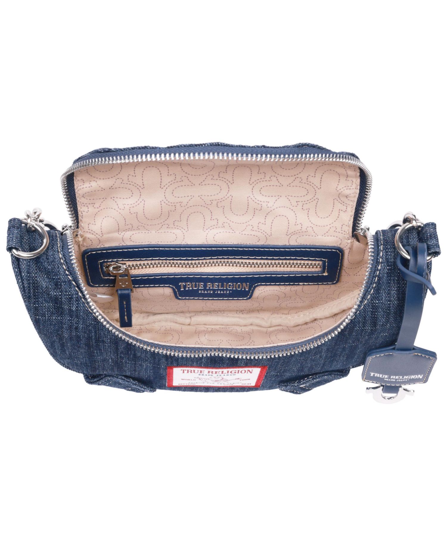 Chain Handle Denim Hobo