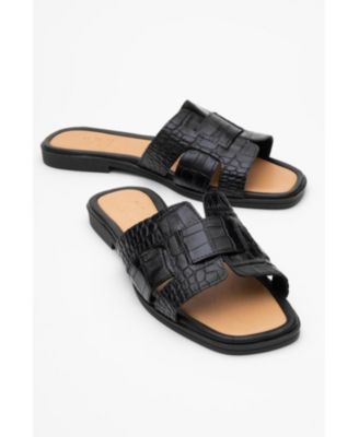 Notre Leather Slide Sandal (Women)