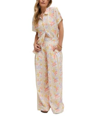 Women's Matisse Wide Leg Patchwork Floral Print Trouser